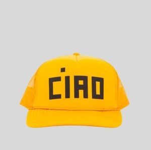 Clare V Bright Yellow Trucker Hat